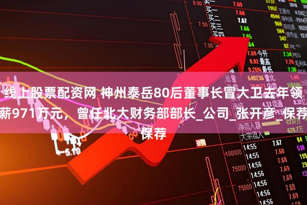 线上股票配资网 神州泰岳80后董事长冒大卫去年领薪971万元，曾任北大财务部部长_公司_张开彦_保荐