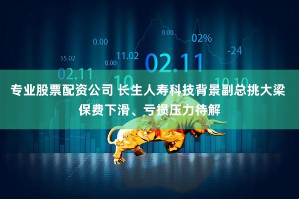 专业股票配资公司 长生人寿科技背景副总挑大梁 保费下滑、亏损压力待解